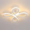 Comely Deckenlampe LED, 30W 3400LM Deckenleuchte Modern, LED Deckenbeleuchtung Flower Form für Balkon Diele Schlafzimmer Wohnzimmer und Esszimmer, Warmweißes Licht 3000K, 30cm, Weiße