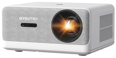 BYINTEK U14 Beamer 4k Heimkino, 30000 Lumen Full HD 1080P Smart Beamer, WiFi6 BT 5.0 Projektor,Autofokus, vollständig versiegelt, staubdicht,Automatische Hindernisvermeidung,450Zoll Video Projektor