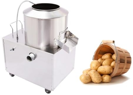 Pelador De Patatas Comercial, Peladora Automática De Patatas, Lavadora Eléctrica De Patatas, 1500w