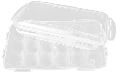 Tofficu Boîte à Œufs Pour Réfrigérateur Boîte De Rangement à Plusieurs Compartiments Pour Cuisine