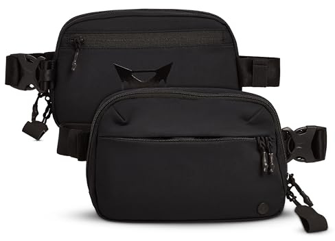 Vertx Everyday Tactical Fanny Pack + - 100% Nylon Fanny Pack for Men and Women with CCW-Ready Design and Rapid Access Tab - Black - 2L