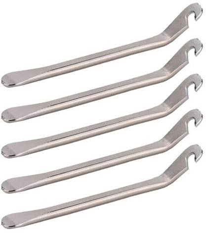 KACCDE 5 palancas de neumáticos de bicicleta, cuchara de neumáticos, herramienta para cambiar tubos, abridor de bicicletas, palancas, cambio de cuchara