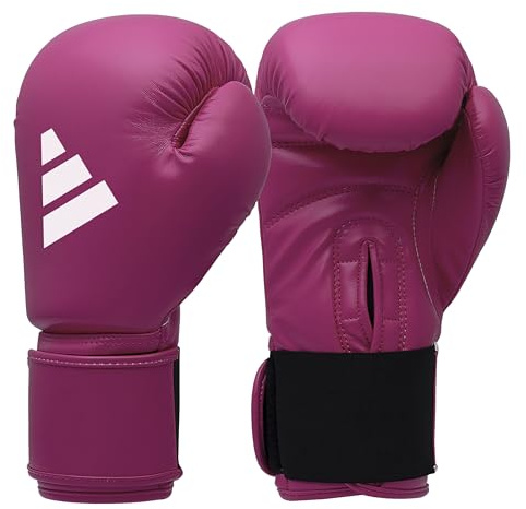 adidas Guantes de Boxeo Speed 50, para Adultos, 14 onzas, Color Magenta