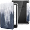 MoKo Funda para 7 Kindle Paperwhite (12ª Gen 2024), Cubierta Ultra Delgada Estuche Carcasa TPU Transparente Flexible Trasera Auto Activación/Reposo de Kindle Paperwhite 2024, Bosque Gris