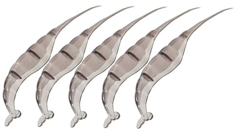 OKUMEYR 5pièces Déveineur Écrevisses Réutilisable Lot de Outil Pratique pour Décortiquer Écrevisses Nettoyeur Léger Et Compact