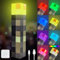TUKIIE Light-up Wall Torch Light, Night Lamp with 7 Colours, Wall Mount or Hand Held USB Rechargeable Night Lamp Gift for Kids Boys Bedroom Decor