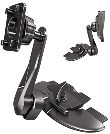 Epronic CD Slot Mount for CarPlay Screen Adjustable Arm and 360° Rotating Universal Head Compatible with in-Car Monitors CD Slot CarPlay Mount