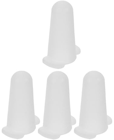 Housoutil Copertura in Silicone per Beccuccio per Dolci 4 Pezzi Protezione per Punte da Sacchetto da Pasticceria Riutilizzabile Set Mini Coperture per Decorazione Torte Accessorio per