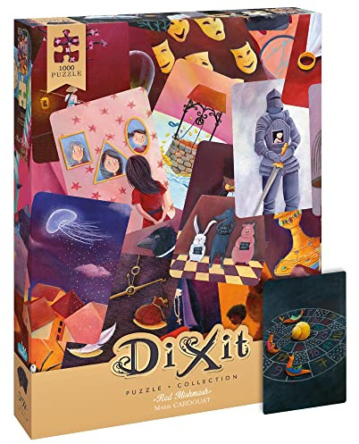 Libellud Dixit Red MishMash 1000 Bitar Puzzle | Roligt Pussel | Lätt att Rama in | innehåller ett exklusivt Dixit-kort | Ålder 14+ | Skapat av Libellud