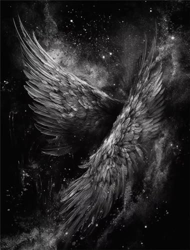 Diamond Painting Groß XXL Flügel 100x132cm, 5D Flügel Diamond Painting Erwachsene Groß,DIY Diamant Painting Bilder Groß Kunst Malerei Bastelset für Zimmer Deko Wohnzimmer, Geschenke für Frauen