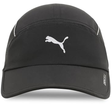 Puma Unisex Runner Short Visor 5 Panel Cap 5 Panel-Kappen, Puma Black,