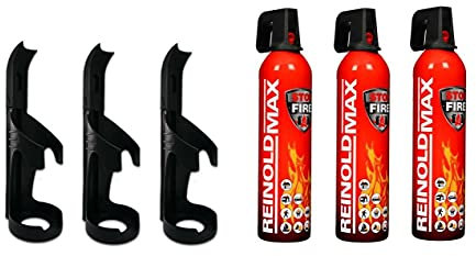 IWH - Feuerlöschspray 750 ml | Kompakt und ideal für Camping, Auto, Haus und Freizeit | Kleines Feuerlöschspray ideal auch für unterwegs | Brandklassen A und F