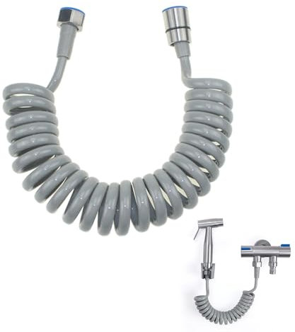 Telescopico Tubo Flessibile per Doccia, Doccia a Molla, Doccia a Spirale, per Bidet, Doccetta, Soffione, 3 Metri
