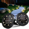 Famgoods Solar Lights Outdoor Garden 2 Pack Warm White Path Lights - 800MAH Battery, IP68 Waterproof for Patio/Flower Beds/Driveway Edging