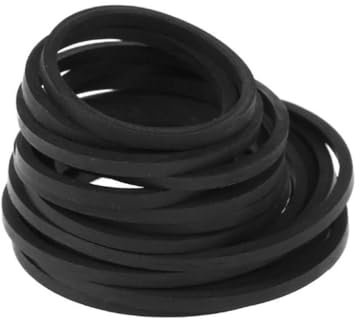 Yazhuq 25–170 mm gemischtes quadratisches Kassettenband, Maschinen-Aufnahmegeriemen, 1,5 mm, für Reparatur, Wartung, schwarz, 20 Stück/Packung, Antriebsriemen