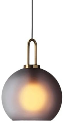 FEWDSCA Nórdico Colgante Luz Lámpara Colgante de Metal con Base E27, 7.8In Dormitorio Candelabro, Almacén, Pasillo Luminaria