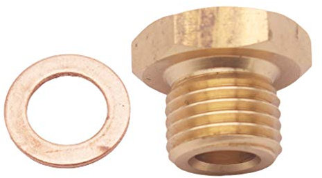 perfk Raccords 1/8 ''NPT à M14x1.5 Adaptateur de Manomètre de Temperature, Connexion Forte