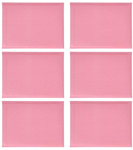 Tomaibaby Luftpolster Versandtaschen Briefumschläge Aufbewahrungstasche 50 Stück 30X25CM Gepolsterte Umschläge Rosa Bubble Umschläge Stoßfest Büro Geschäft Transport Verpackung Versand