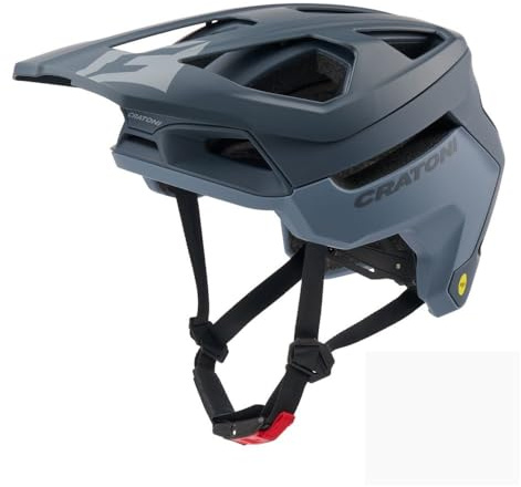 cratoni - MadFlex MIPS RECCO - Casco da bicicletta - grigio opaco - 58-61 cm - ragazzi adulti - MTB BMX City Cross