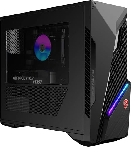 MSI MAG Infinite S3 14NVL7-2861EU Gaming PC - 16GB DDR5 RAM, Processore Intel Core i7-14700F, GPU RTX 5060 8GB - SSD 1TB, Alimentatore 80+ Bronze, Wi-Fi 6E, Dissipazione ad Aria - Windows 11 Home