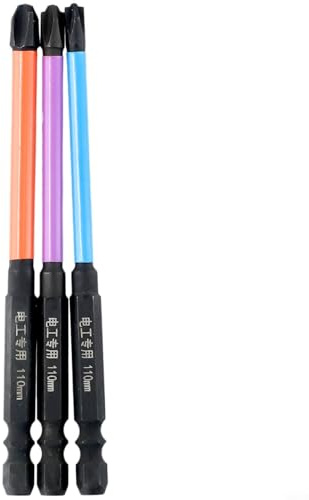 Destornillador magnético especial ranurado para electricistas 110 mm aleación acero FPH1 FPH2 FPH3 para interruptor de enchufe