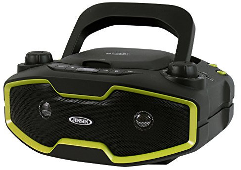 Jensen CD575 Boombox uppladdningsbar CD AM/FM (svart)