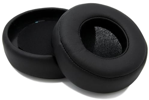 MMOBIEL Ersatz Ohrpolster für Monster Beats by Dr. DRE Pro Detox Kopfhörer Protein PU Kopfhörer Ohrpolster – Ersatzpolster - Schwarz