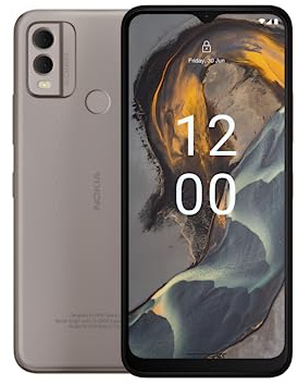 Nokia C22 6,5 Smartphone mit HD+ Display, 3-Tage-Akku, Octa-Core-Chipsatz, 2/64GB, 8MP/13MP Kameras, Nacht- und Portraitmodus, IP52 Schutzklasse, gehärtetes Displayglas inkl. KFZ -Adapter - Sand