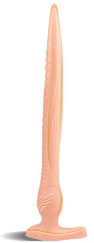 BDSMAGE 30cm Superlargo Plug Anal Butt Plug, juguetes eróticos para pareja sexuales, dilatador anal consoladores, Apariencia de pájaro carpintero, Sex toy pour Femmes Hommes (Color carne, M)