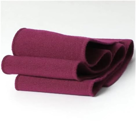 PULaif Puño de Punto Acanalado, Costilla elástica de Punto de 80 cm de Alto, Hilo de poliéster Antibolitas teñido, Dobladillo roscado for puños, Escotes, Ropa, Bricolaje(13,7CM X 80CM)