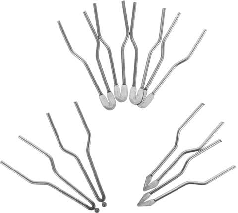 Happyyami 8 Puntas de Pirograbado Paquete de 8 Piezas Plata para Quemar Madera de Níquel Alta Resistencia y Compatible Mayoría de Bolígrafos