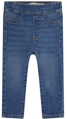 Levi's Lvg Pull On Legging, Pantalones Bebé-Niñas, Azul (Agua Dulce), 24 meses