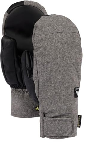 Burton - Ski-/Snow-Fäustlinge für Herren, Reverb Gore-Tex, Grau / Heather – Herren – Größe XS, Grau