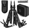 MIAOKE Navaja Multiusos 23 en 1 con Caja de Regalo Premium, Destornilladores Sierras Destornilladores Alicates Cuchillo para Camping Gadgets para Hombres, Mejor Regalo para Novio Hijo Padre Esposo
