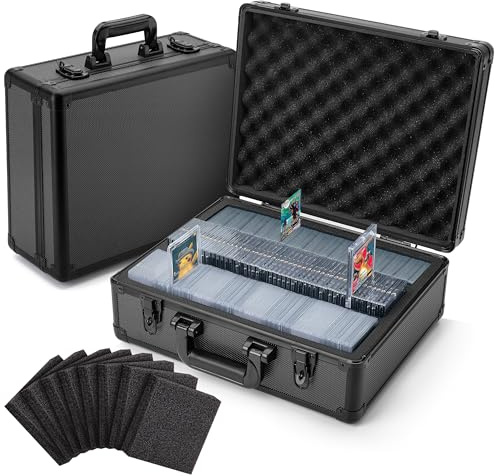 FunGuys Toploader Box - Sports Card Case, Trading Card Holder with One Touch Release