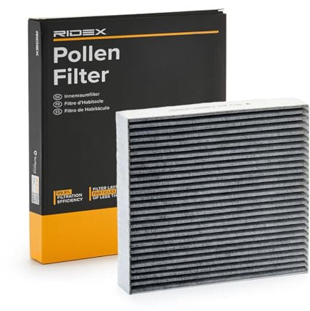 RIDEX Innenraumfilter 424I0638 Pollenfilter Aktivkohle Höhe: 28 Breite: 201 Länge: 224