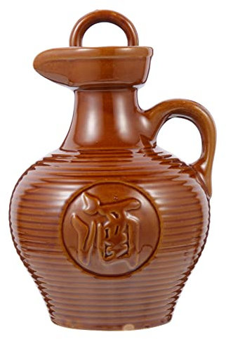 GREENADSCAPE Jarra De Barro Con Asa Para Vino, Hervidor De Vino Para Restaurante, Jarra De Vino Para Cerveza, Hervidor De Vino Portátil, Jarra De Vino Para Servir En Casa, Hervidor De Vino