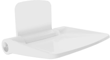 Taps2Traps® Wall Mounted Folding Shower Seat – Space Saving Bathroom Shower Chair for Elderly, Disabled & Mobility Aid – Heavy Duty Waterproof Seat with Secure Fixings Modern Design Max weight: 200kg