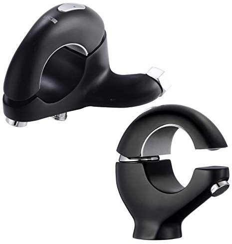 Set Waschtisch Armatur Wannenarmatur Schwarz Bad Wasserhahn Einhebelmischer Badewanne Wannen Armatur Mischbatterie