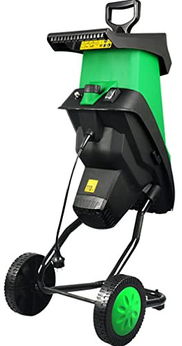 Electric Wood Chipper Shredder Mulcher, 2400W Multifunctional Leaf Branch Shredder, Garden Tool Wood Chipper Can Be Broken Branches