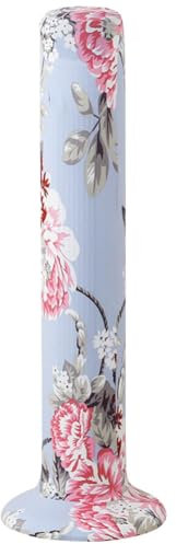 ZUYYON Staubschutz für Turmventilator, vertikaler Ventilator, staubdicht, für 94 - 129 cm, Bodenventilator, waschbar, Schutzabdeckung, Haushaltsständer, Ventilator mit Blumenmuster (blaue Pfingstrose)