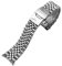 22mm Uhrenarmband for Casio MDV107-1A MDV106-1A Uhrenarmband Taucherarmband aus Stahlmetall Ersatz passend for CASIO Armband(B-Silver)