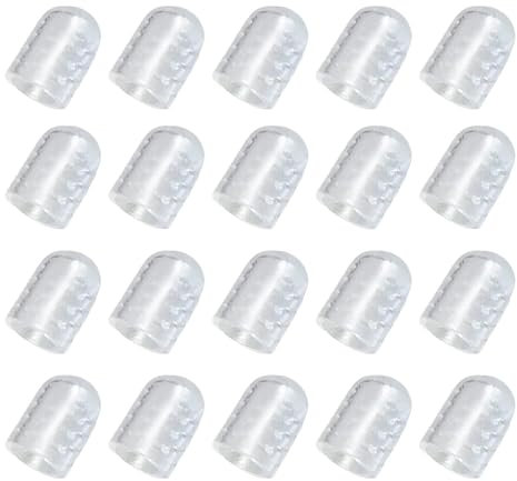 Silikon-Zehenschutz – atmungsaktive Zehenschutz-Ärmel | 20 Stück kleine elastische Zehenkappen | Zehenschutz für Füße | Atmungsaktive Zehenkappen | Zehenschutzkappen für kleine Zehen, Hühneraugen