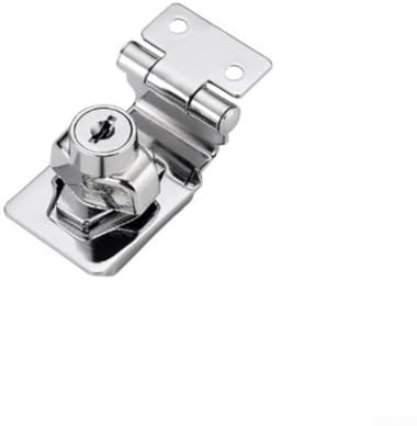 Household Drawer Lock with 90 Degree Angle Designed for Inward Opening Doors, Providing Secure Locking System and Two Keys for Protection of valuables (2.5 inches)