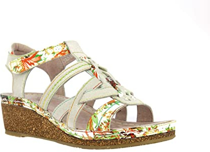 Laura Vita Femme Facraho 04 Sandales Peeptoe, Beige, 37 EU
