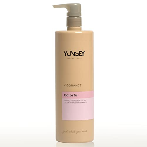 YUNSEY - Champú de protección de color 1000 ml, aporta brillo y prolonga los retoques de la tinción - Gama Color Full - Gama profesional