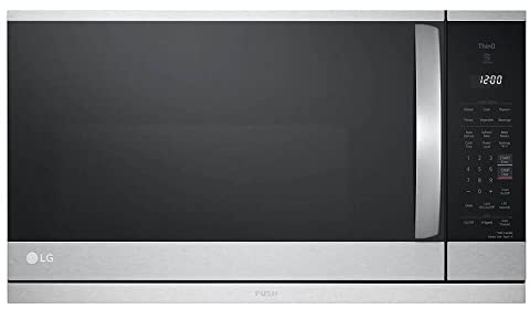 2.1 cu. ft. 30 in. Width PrintProof Stainless Steel 1,050-Watt Smart Over-the-Range Microwave Oven with ExtendaVent 2.0