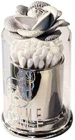 SUREK Mode Porte-Cure-Dents en céramique épaississant Distributeur de Cure-Dents Fleurs Contenant de Cure-Dents avec Couvercle Distributeur de Porte-Cure-Dents Chic