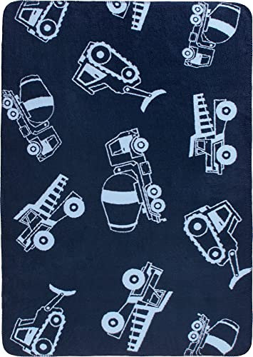 Erwin Müller Kinderdecke Baumwolle Marine Größe 100x150 cm