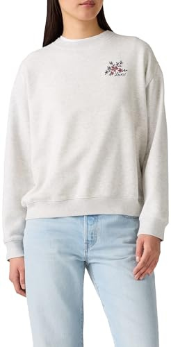 Levi's Sweat-Shirt Everyday Crew pour Femme, Crew Vicki Floral BW, S